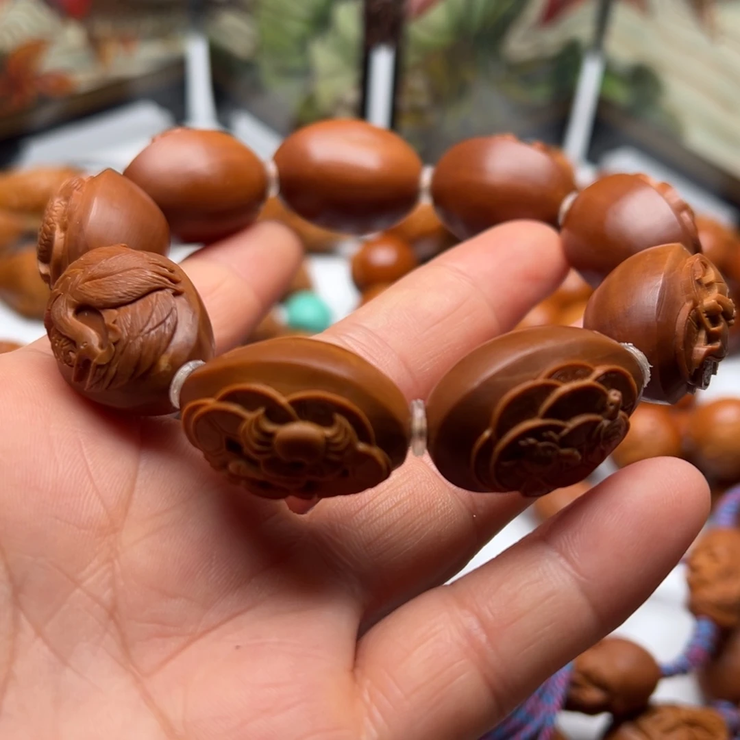 手串/手链橄榄核八方来财