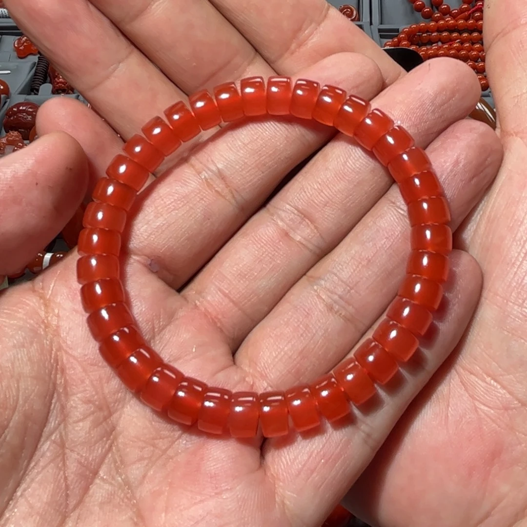 我***迦未镶嵌手链南红玛瑙