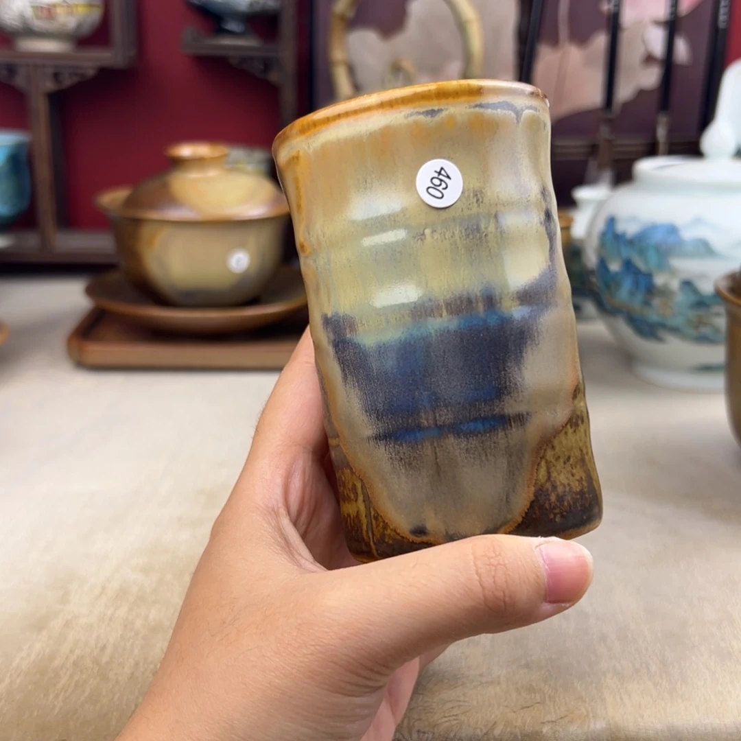 杯纯手工柴烧主人杯
