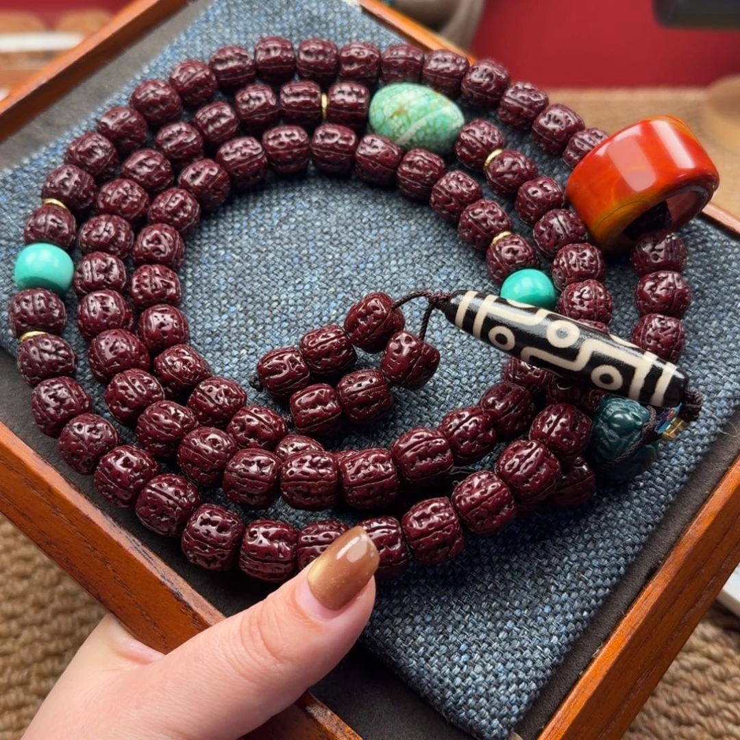 金刚菩提吊坠黑金