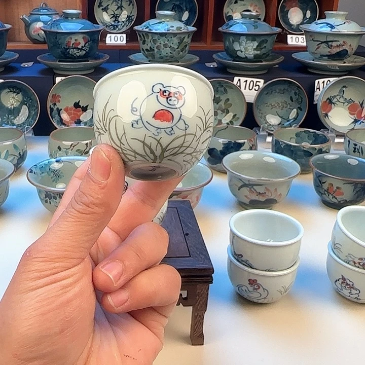 景德镇陶瓷陶瓷杯茶具