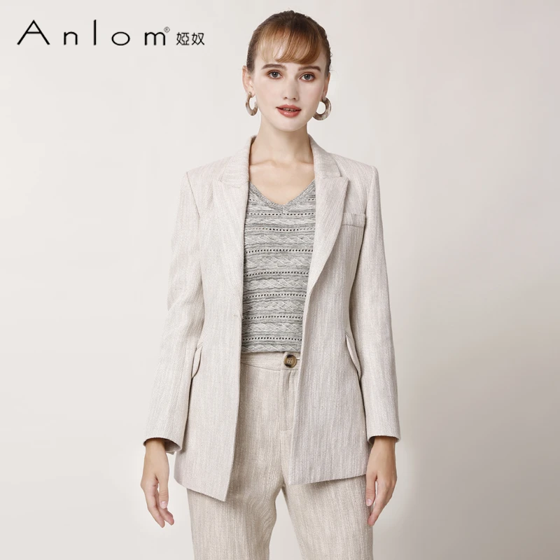 Anlom/娅奴外套女春秋新款宽松休闲时尚气质潮流流行女士短外套女