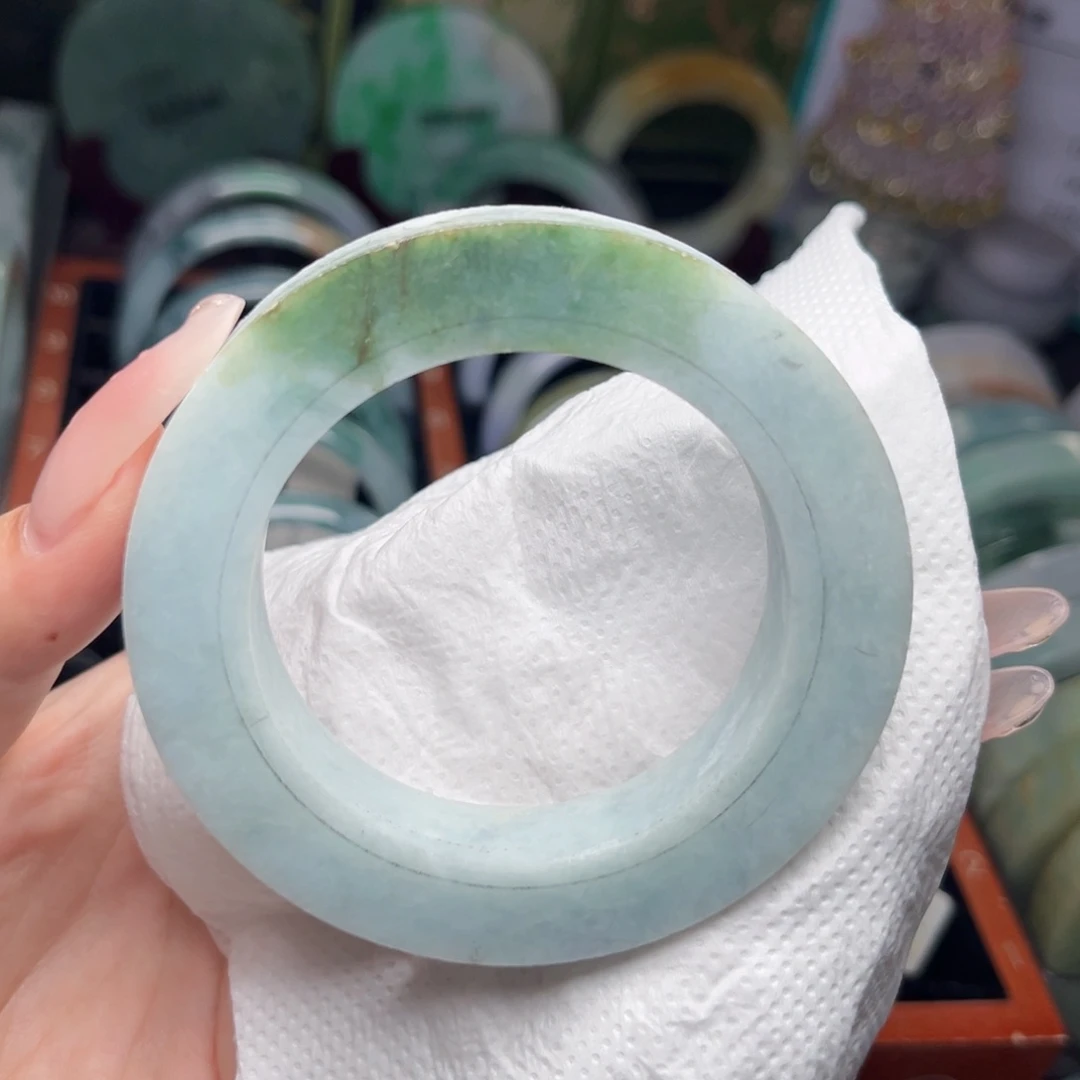 定制翡翠未镶嵌手镯53/61