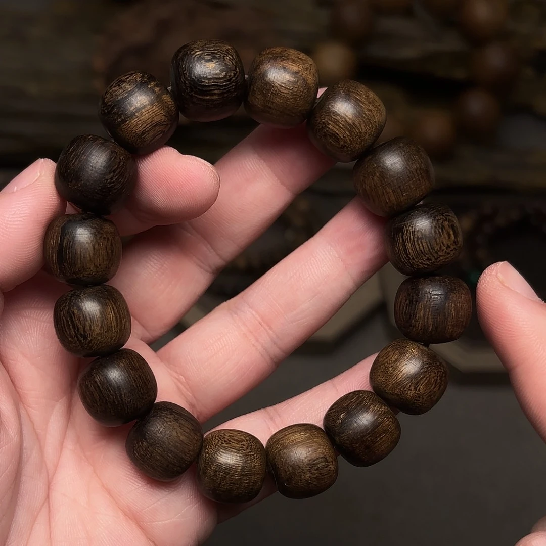 手串沉香越南芽庄白棋楠瘤疤13×14