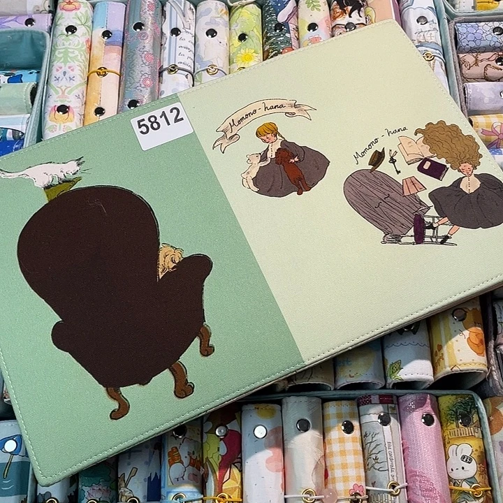 织绣A5 活页不加纸打孔5812