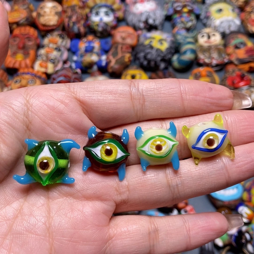 颈饰琉璃印度尼西亚珠子一个