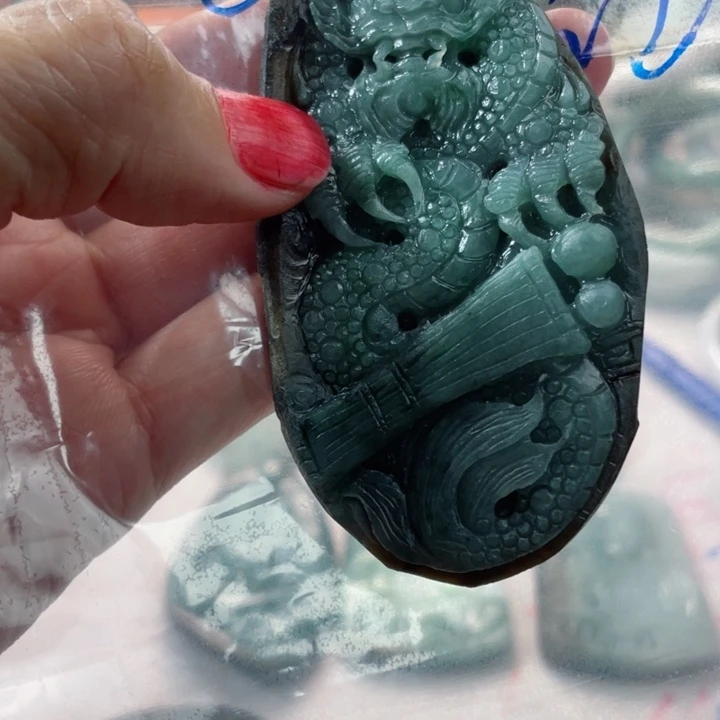 &***&定制翡翠未镶嵌毛货