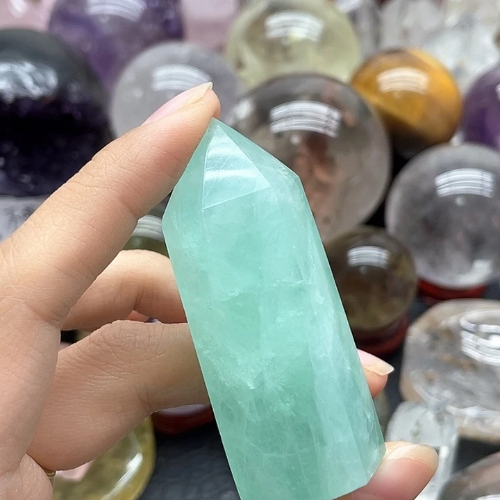 夏***妖水晶珠宝半成品未镶嵌10