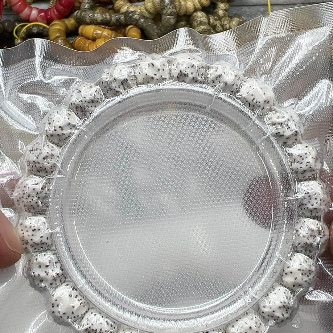 星月菩提手串74卓越原脂白星月菩提单圈无相1.0