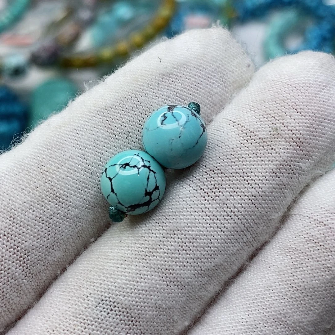 绿松石珠宝奇石未镶嵌