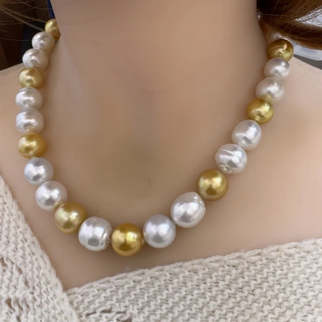 未镶嵌海水珍珠颈饰