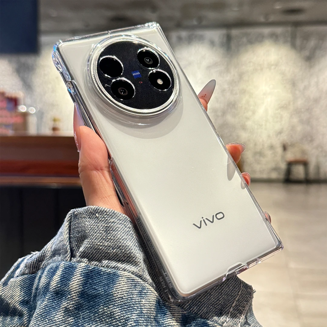 适用于vivoxfold5手机壳新款Xfold3pro折叠屏防摔透明超薄保护套