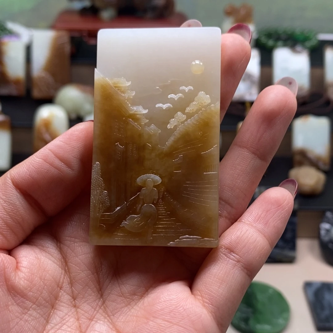 未镶嵌和田玉挂件