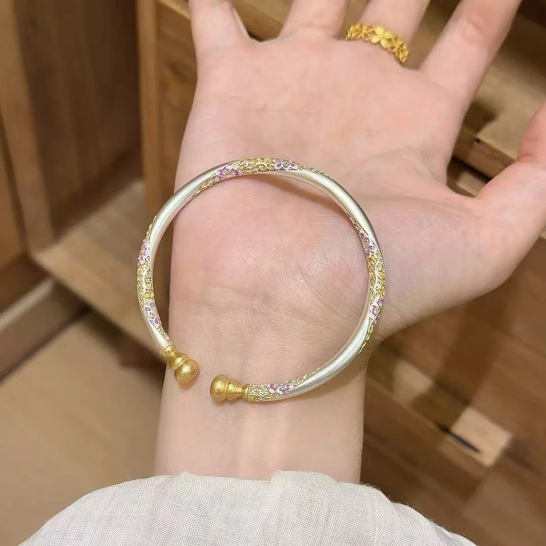 101珐琅彩葫芦精品手镯摆件yw101（无礼盒）