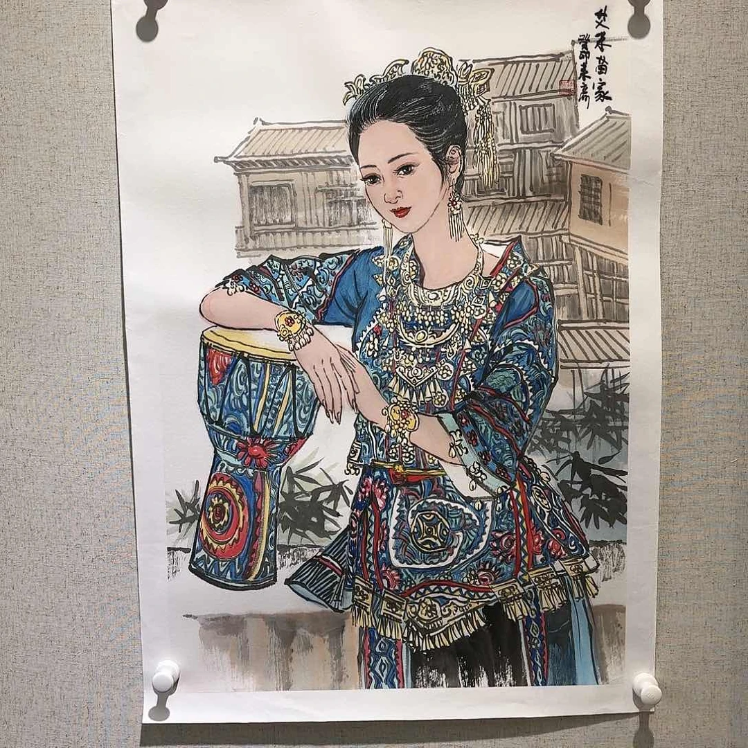 国画亲笔手绘原创