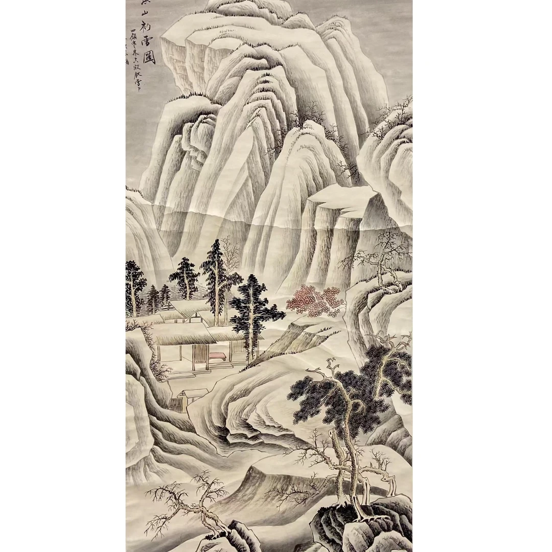 张DQ 山水立轴135 65 7.8平尺