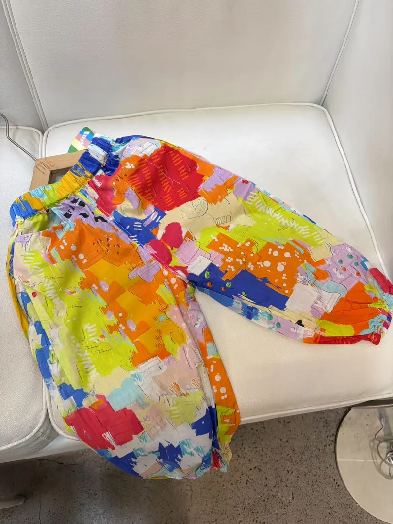 夏季韩版新款裤薄款休闲宽松彩色防蚊裤休闲裤