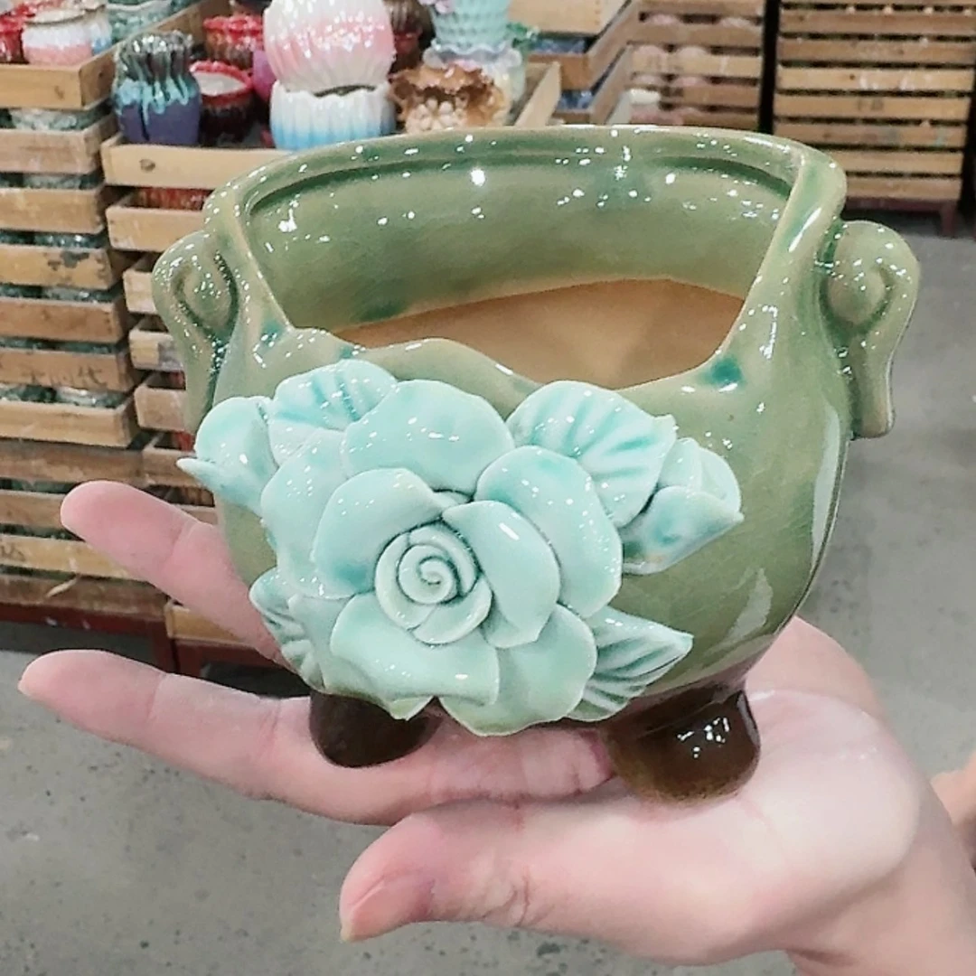 【闪购商品】陶瓷福利品，花盆凑单满10元发货！