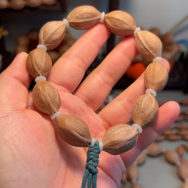 老***唔手串/手链橄榄核梅林铁核手串16×26