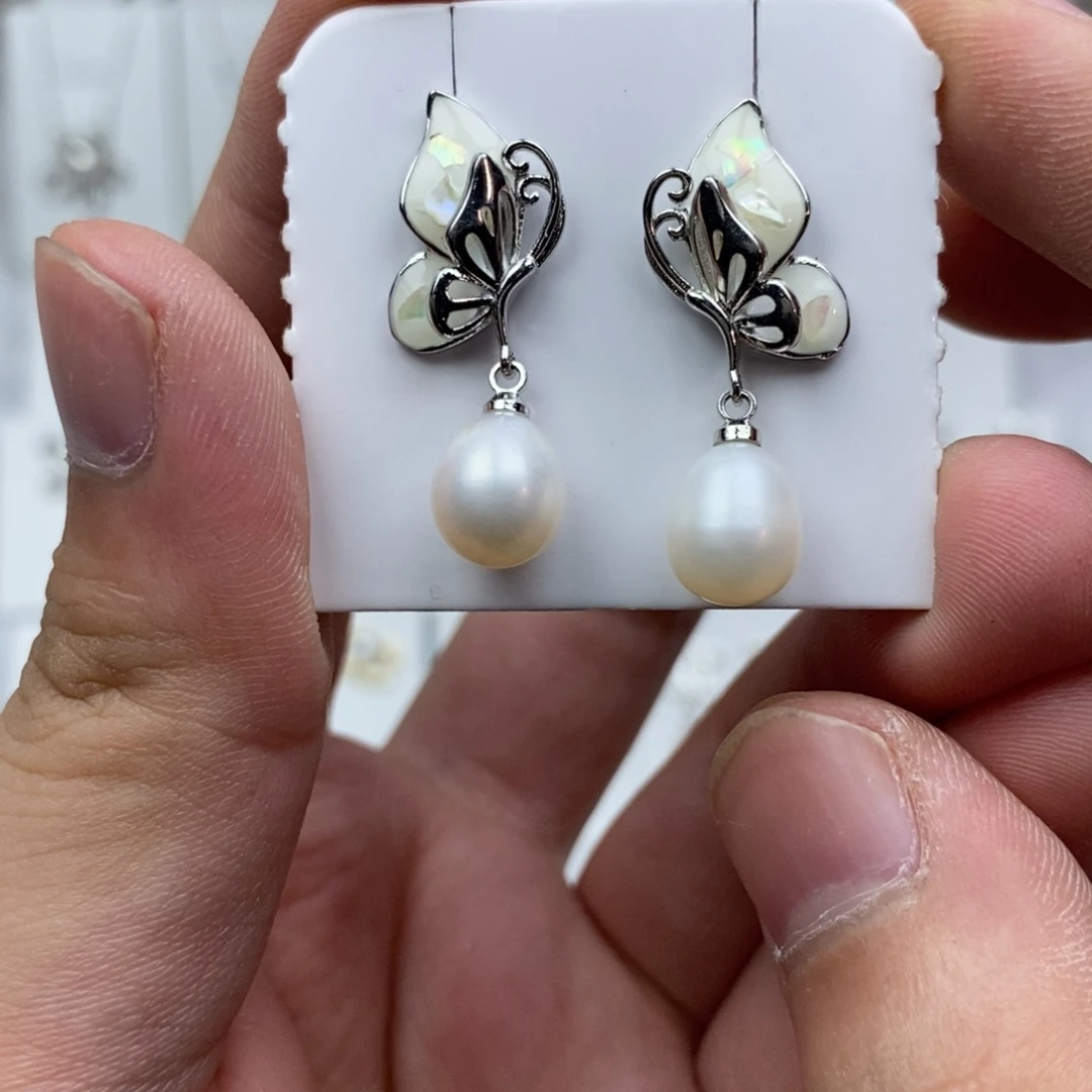 未镶嵌耳饰淡水珍珠