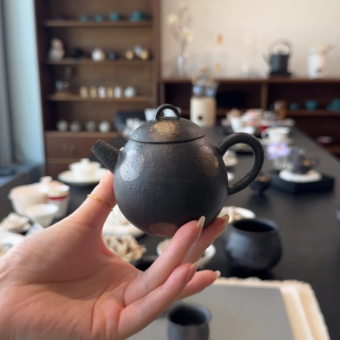直播福利 手作波点壶