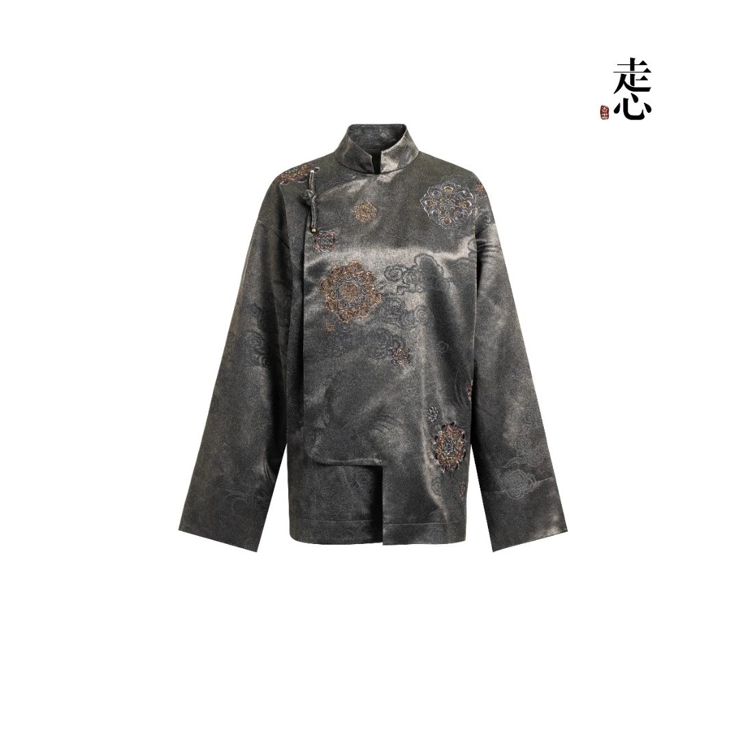 【走心非遗】 凤凰暗夜灰 外套24Z50901