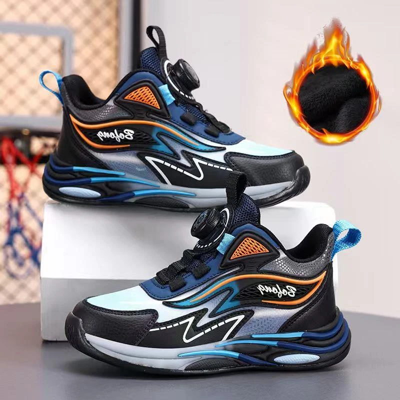 乔丹联名DY芭菲龙2025新款秋冬季儿童篮球鞋男孩皮面中大童加适配