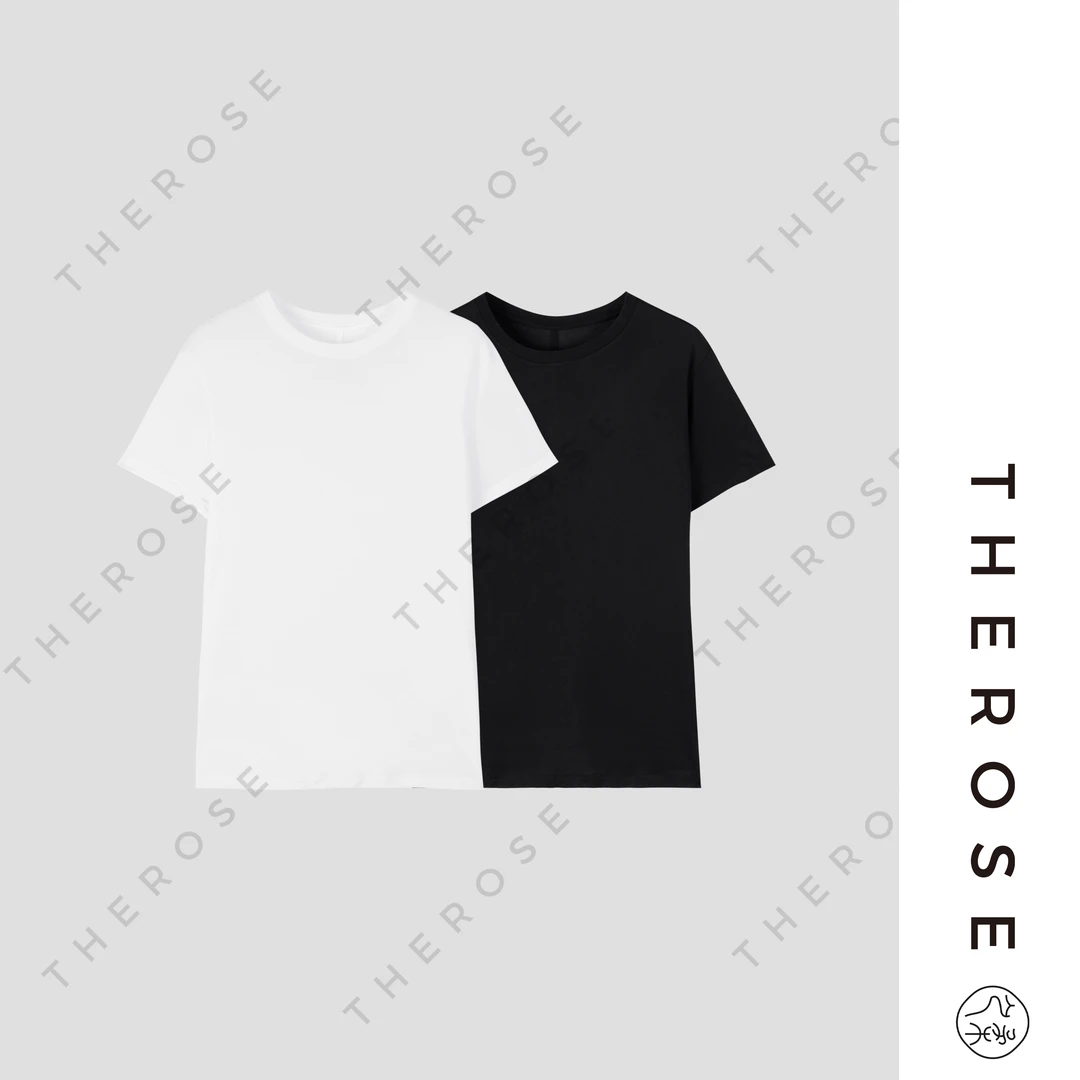 之柔【丝滑】轻薄贴肤百搭凉感短袖时尚简约圆领透气垂感T恤上衣女