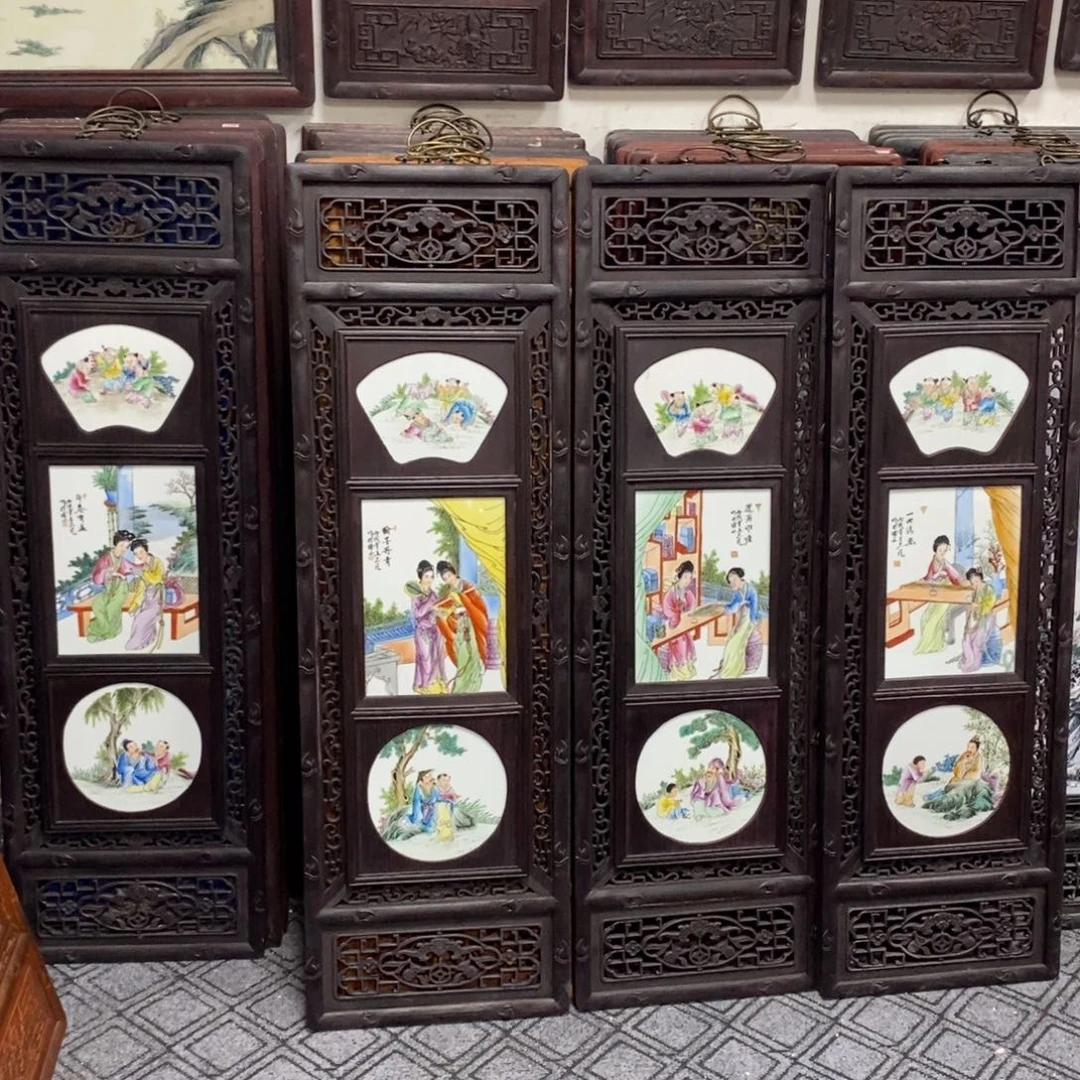 瓷片120*38*4 景德镇瓷板画柴窑烧制