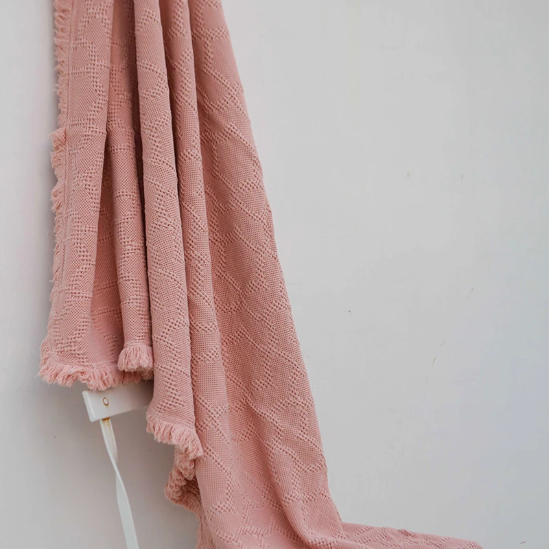 SIUTEEN葡萄牙纯进口 170114休闲毯 沙发毯（178粉）130x170