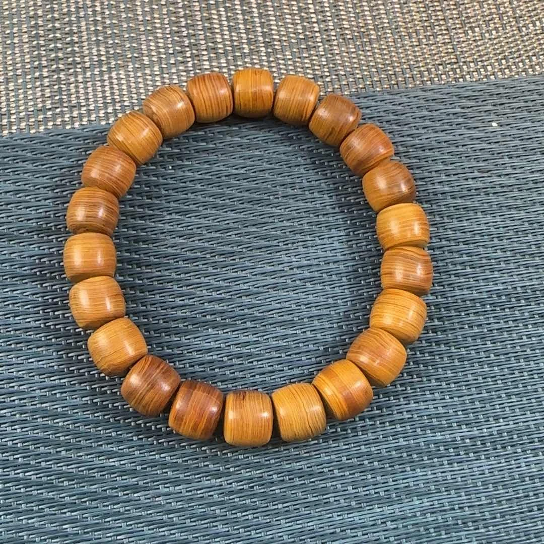 木L***g崖柏单圈9-10手串