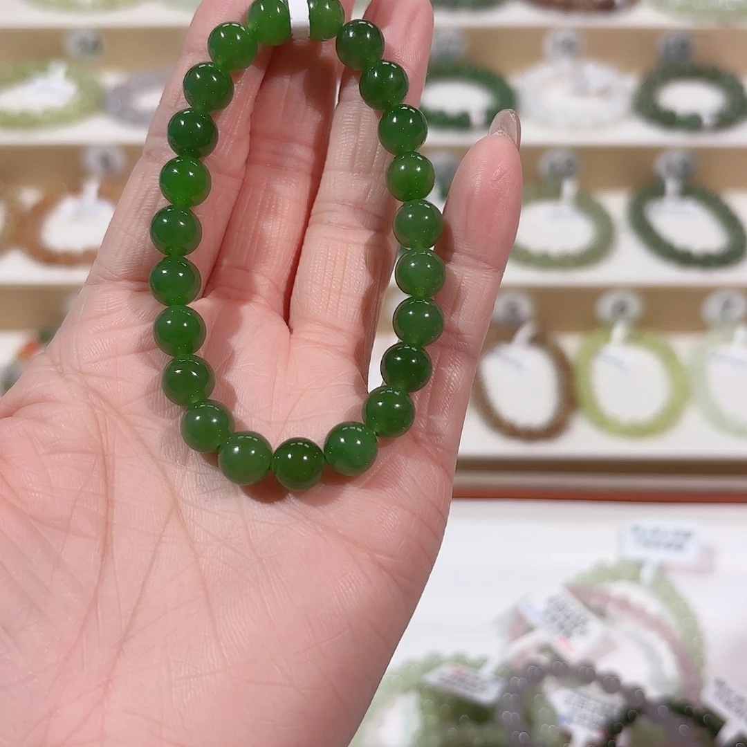 和田玉手链未镶嵌是*多V