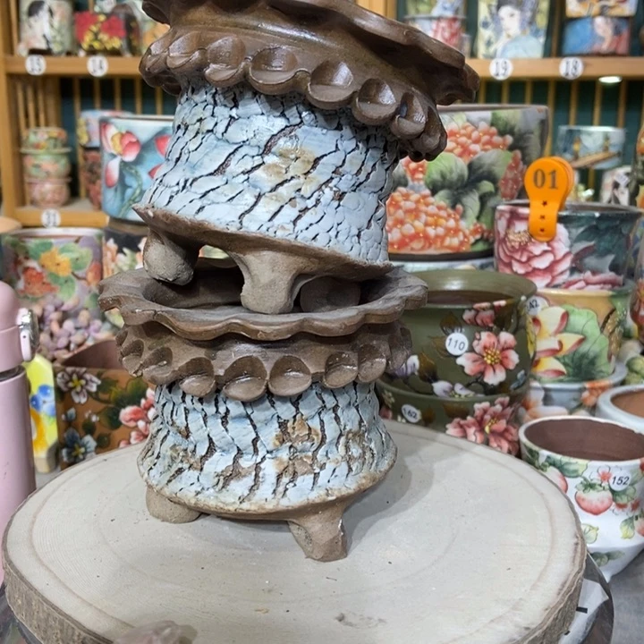 红陶景德镇艺术手绘作品