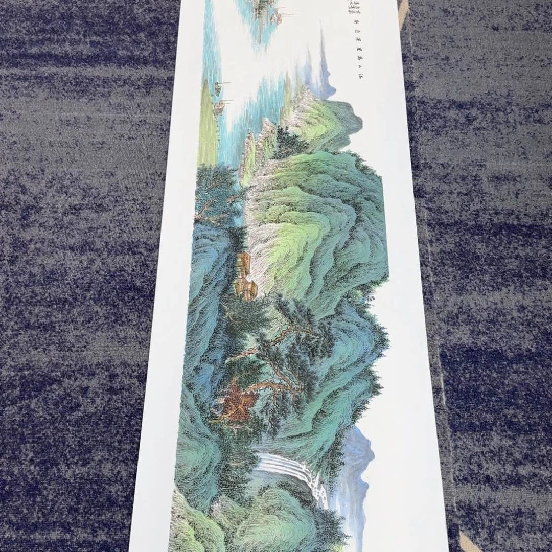 国画国画作品山水花鸟
