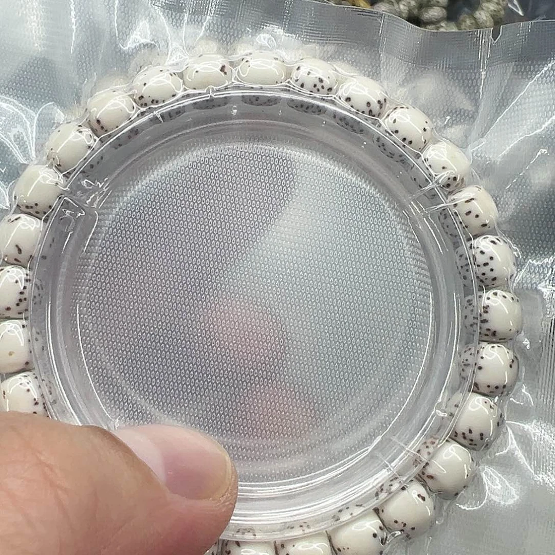 星月菩提手串106卓越半臂大留白星月菩提单圈8×7