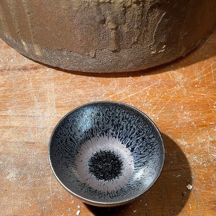 壹***醺茶盏龙窑柴烧钵型