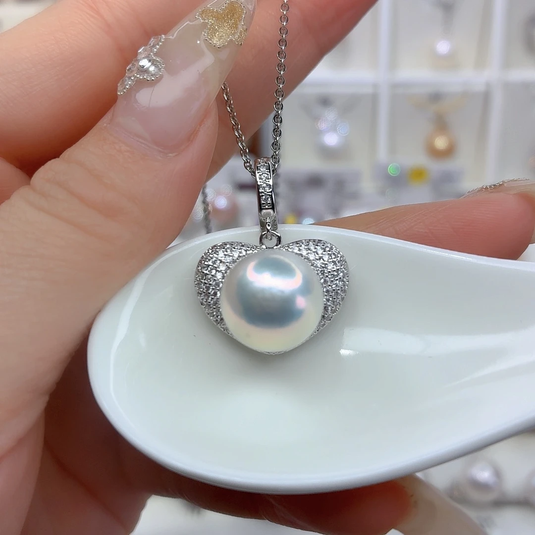 合金淡水珍珠颈饰F