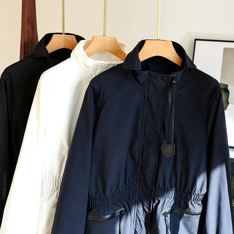 早春夏气质简约通勤百搭洋气外套MCH6658新
