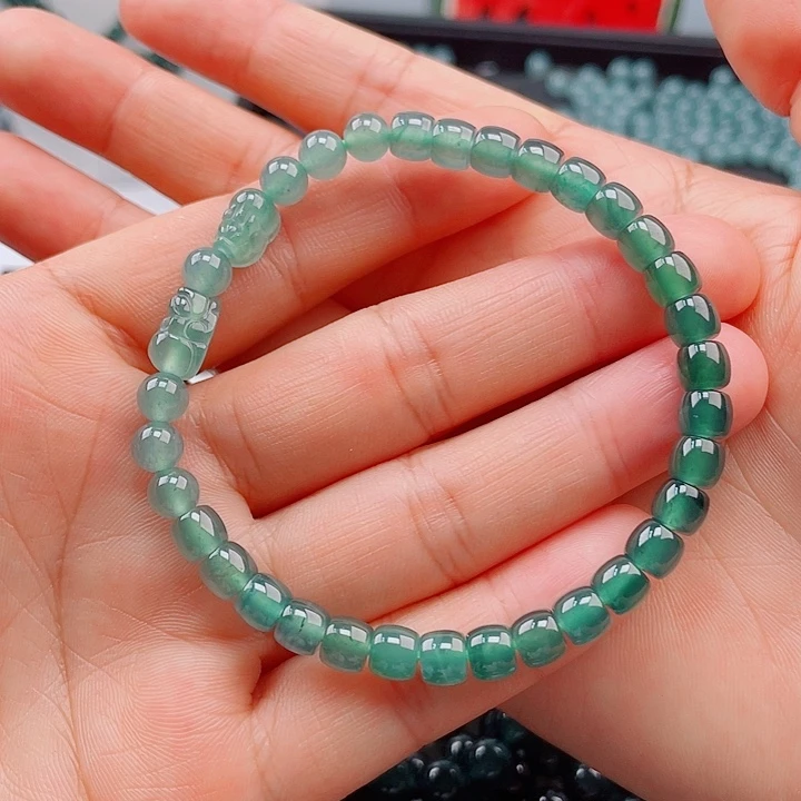 东***哥翡翠未镶嵌手链多样性发货散珠自选