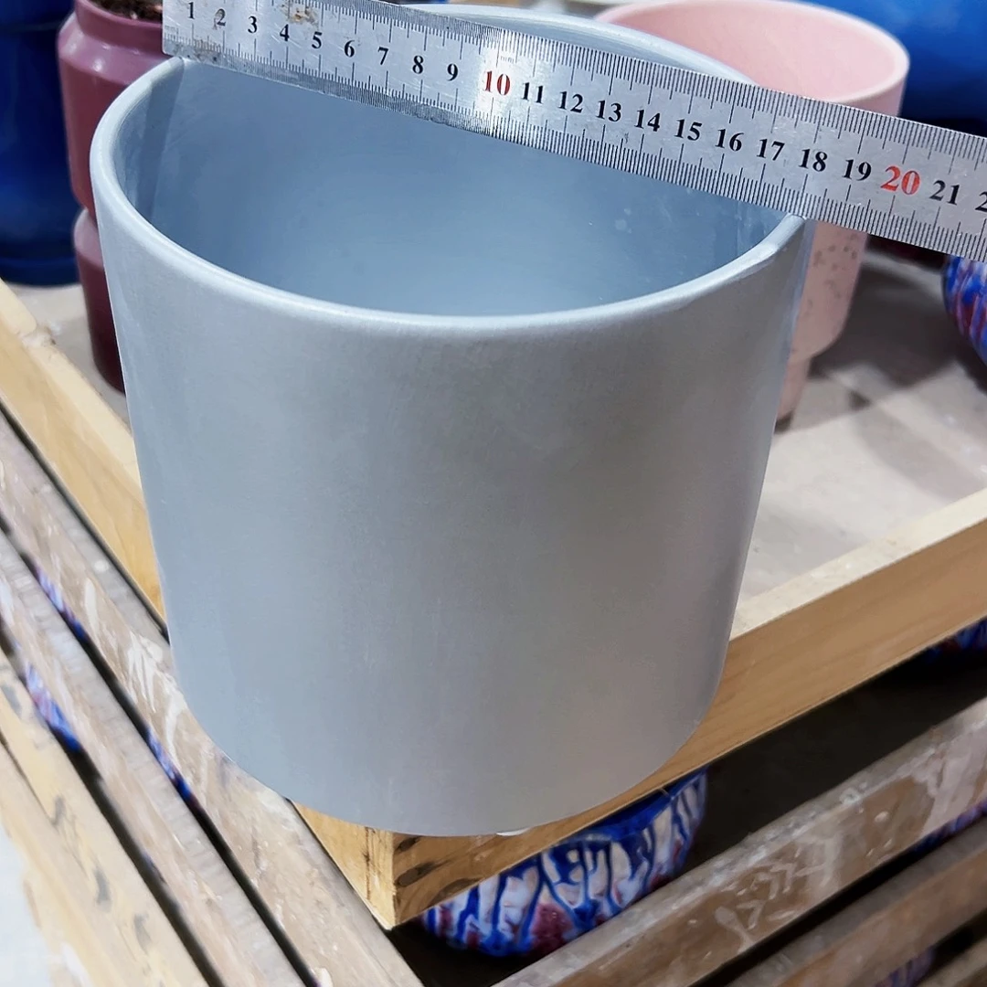 有孔，外贸尾单陶瓷花盆凑单10米包邮