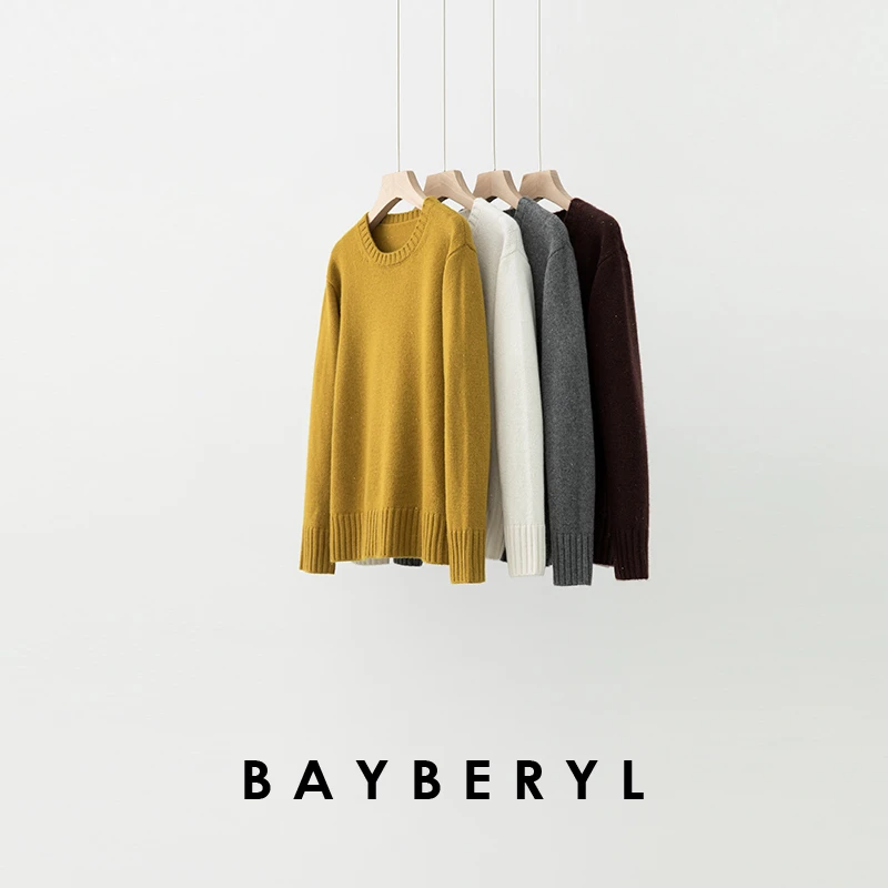 FF-BAYBERYL老贝王妃*珠片羊绒高领秋冬宽松百搭针织衫ZZS3G2412