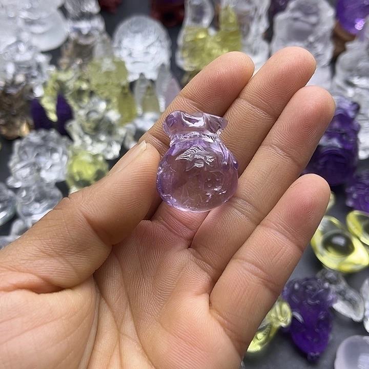 水晶摆件未镶嵌吊坠