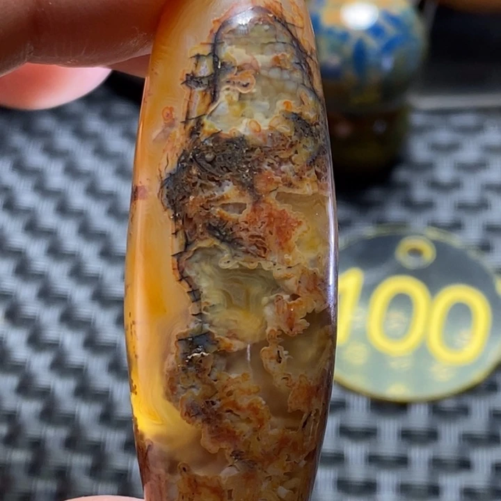 沙***鸥玛瑙/玉髓未镶嵌颈饰