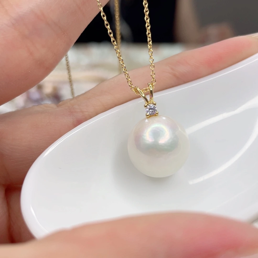 淡水珍珠未镶嵌吊坠(赠链)