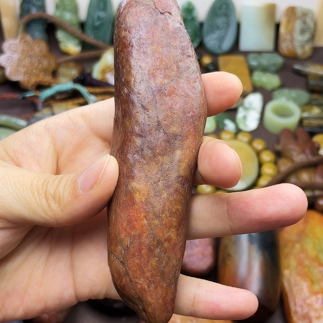 岫岩河磨玉（透闪石质玉）未镶嵌颈饰