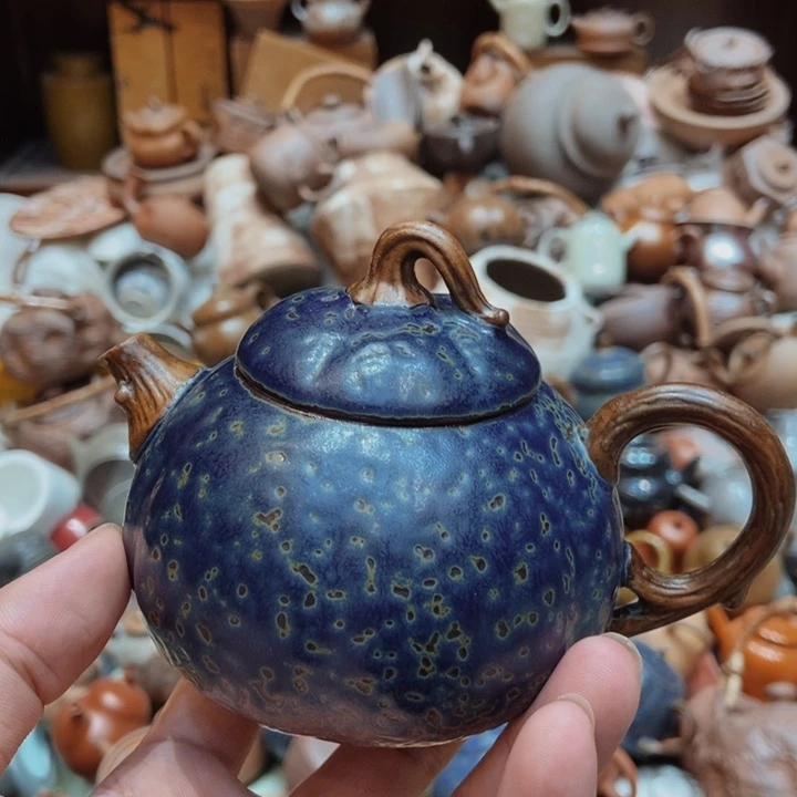 柴烧老岩泥高端茶器
