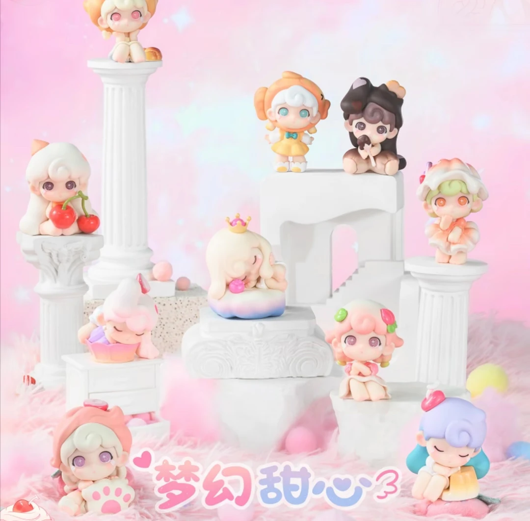 闪闪梦幻甜心系列盲盒潮玩公仔可爱生日礼物车载摆件