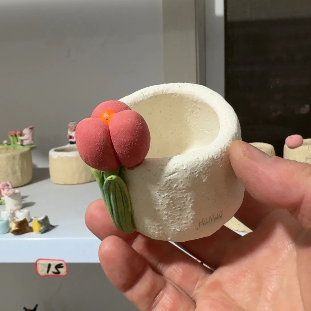 厂家直销手工花盆摆件