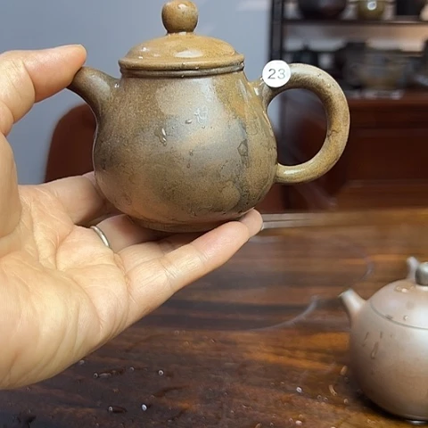 戬谷龙窑柴烧茶壶23