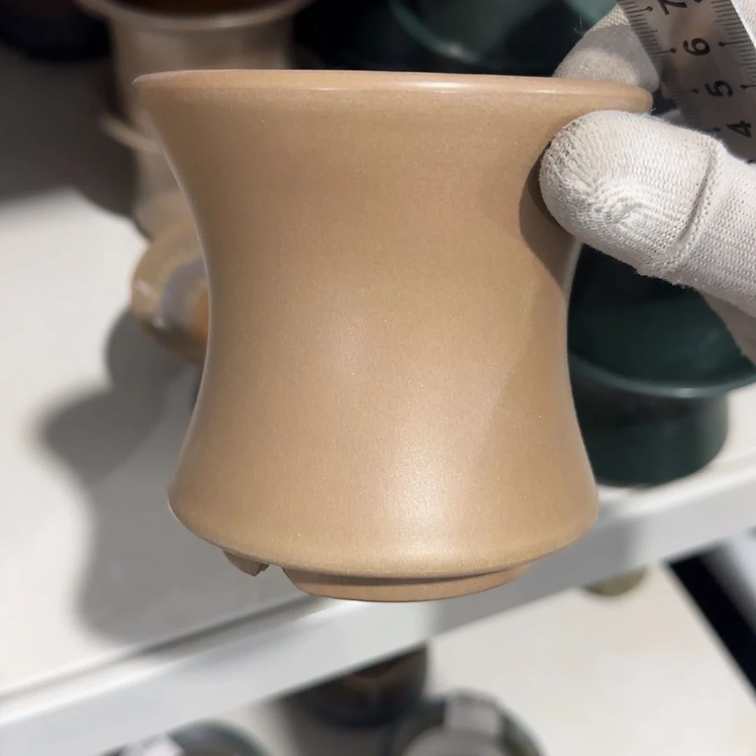 瓷片景德镇手工花盆